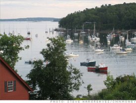 Scenic Maine Harbour
